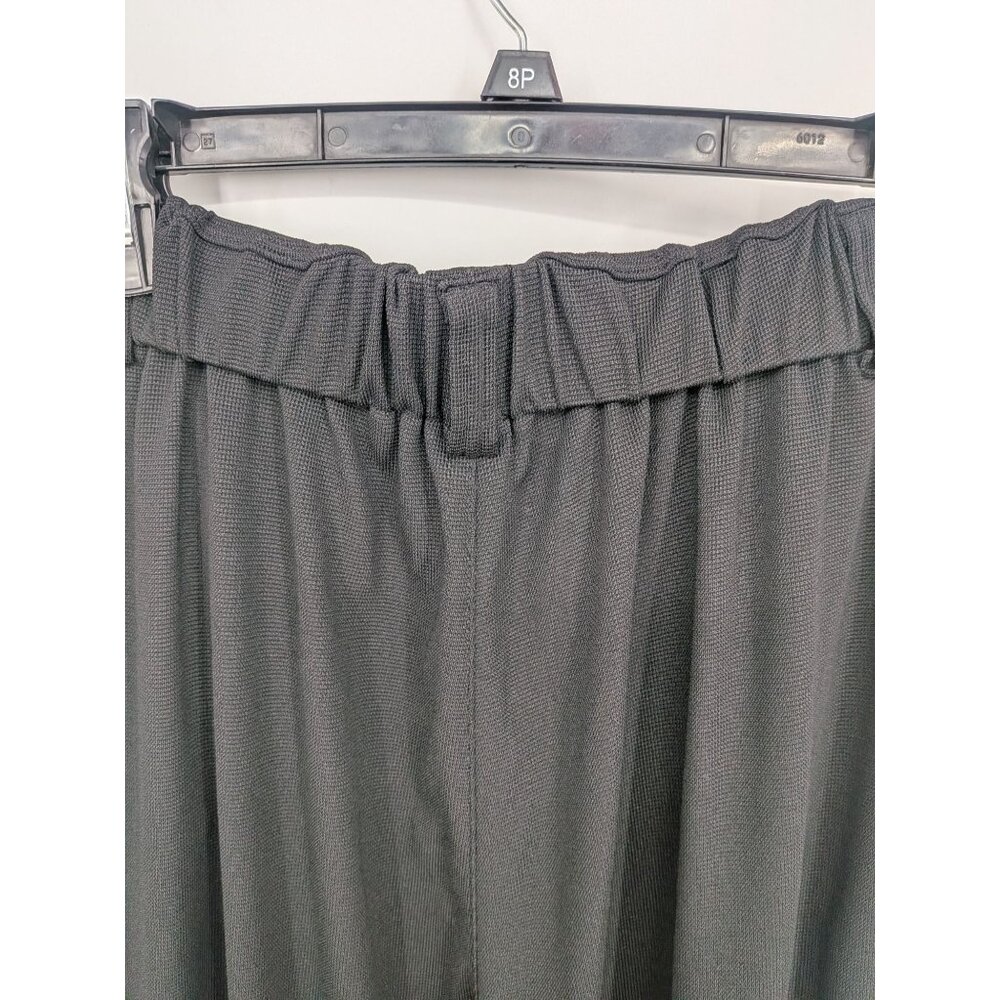 Halara Wide Leg Pleated Trousers Women Size L Pull On Pants Minimalist Stretch - Picture 6 of 12